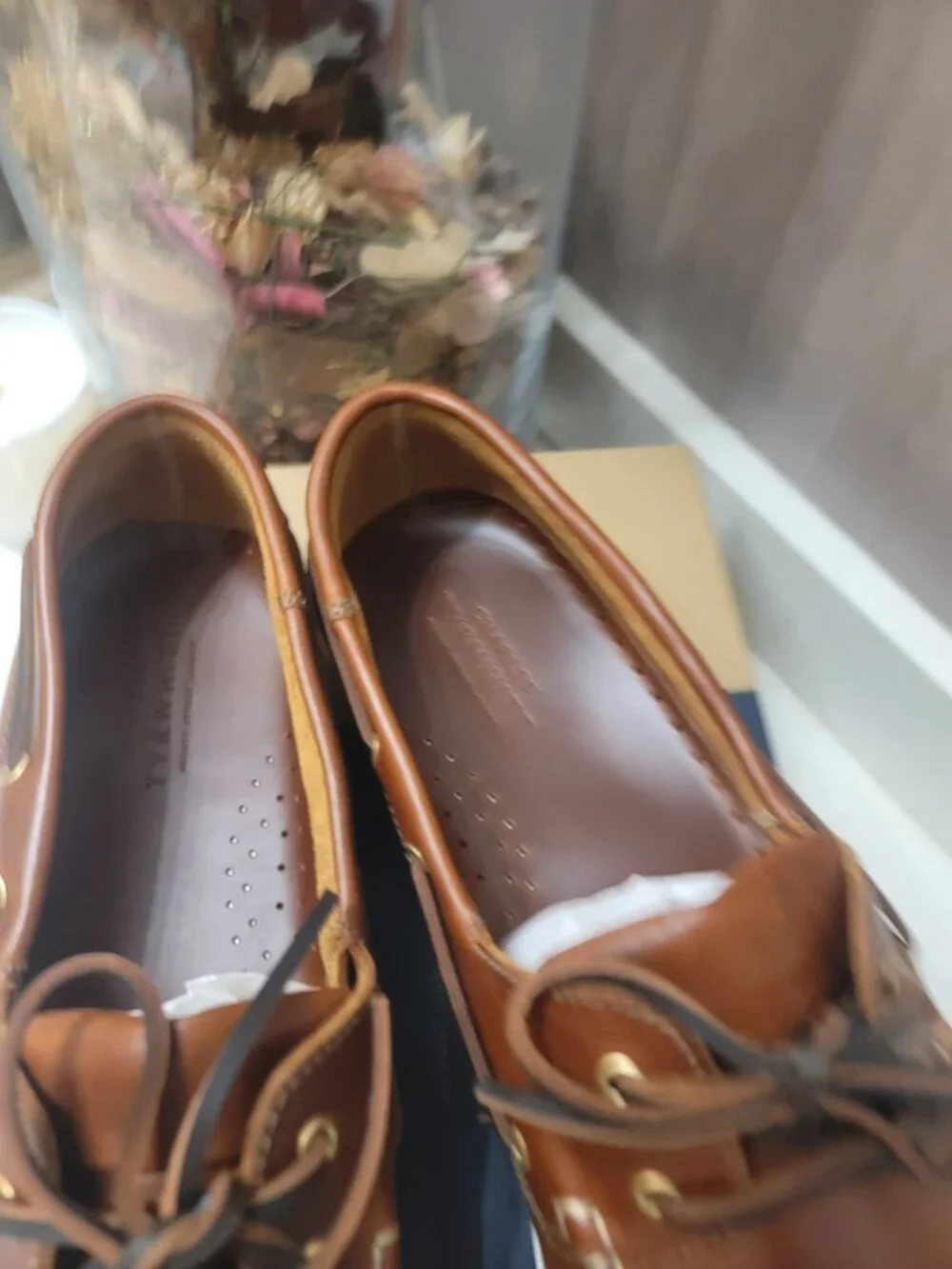 Charles Tyrwhitt Boat Deck Shoes Leather Loafers Mens Size 13 US Brown Leather Charles Tyrwhitt Boat Deck Shoes Leather Loafers Mens Size  main image 3
